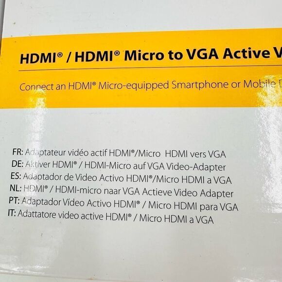 StarTech HDMI Micro to VGA Video Adapter Converter 1080p #MCHD2VGA - Picture 7 of 7